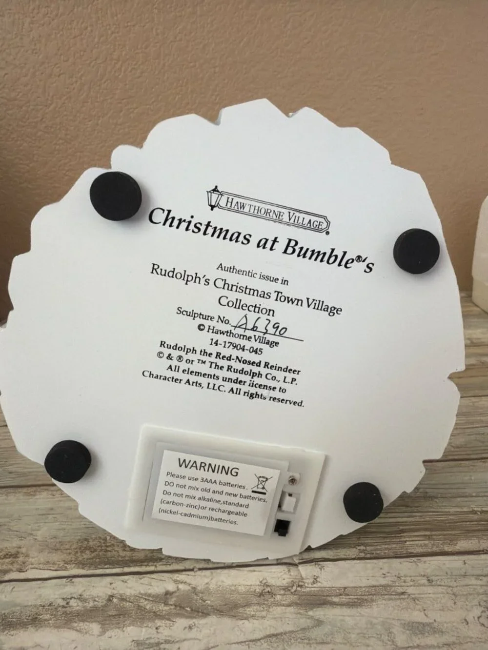Hawthorne Village Rudolph's Town Abominable Snowman Christmas at Bumble's NEW - Picture 12 of 16